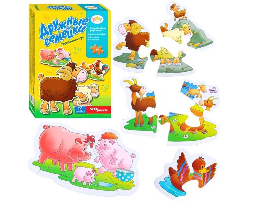 Игра-малышка "Дружные семейки"
