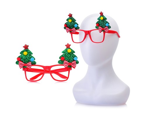 Очки карнавальные "Елочки"
