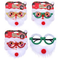 Очки карнавальные "Дедушка Мороз" в пакете