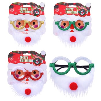 Очки карнавальные "Дедушка Мороз" в пакете