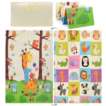 Коврик развивающий "Веселые мордашки" (120*180*0.8 см.) EVA