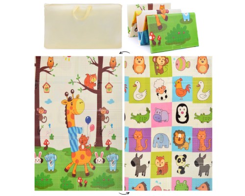 Коврик развивающий "Веселые мордашки" (120*180*0.8 см.) EVA