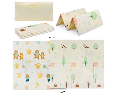 Коврик развивающий "Веселые мишки" (180*200*0.8cm) EVA