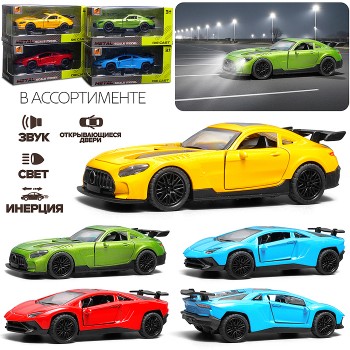 Машина "Спорт кар" в коробке