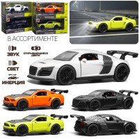 Машина "Спорт авто" со спойлером, в коробке