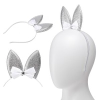 Ободок карнавальный "Ушки с бантиком"