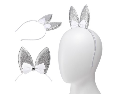 Ободок карнавальный "Ушки с бантиком"
