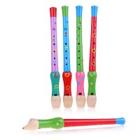 Флейта деревянная "Яркие краски"