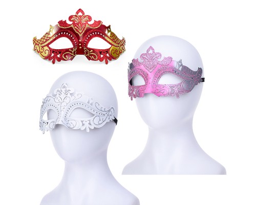 Маска карнавальная "Новогодняя сказка" (цвет в ассортименте)