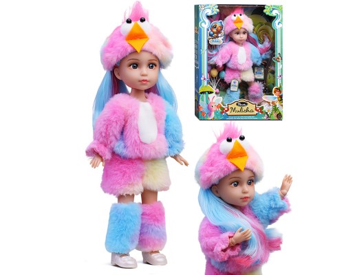 Кукла "Милла" в костюме цыпленка, в коробке