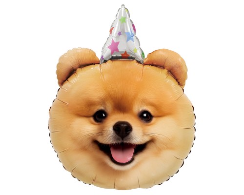 Шар (28''/71 см) Фигура, Собачка в колпачке, 1 шт. в уп.