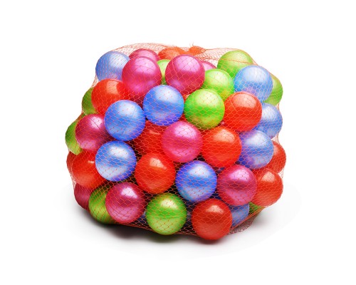 Шарики диам. 6 см (100 шт. в сетке)