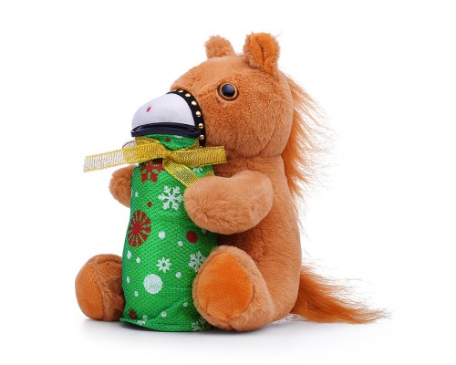 Мягкая игрушка "Лошадка" с копилкой 19 см.