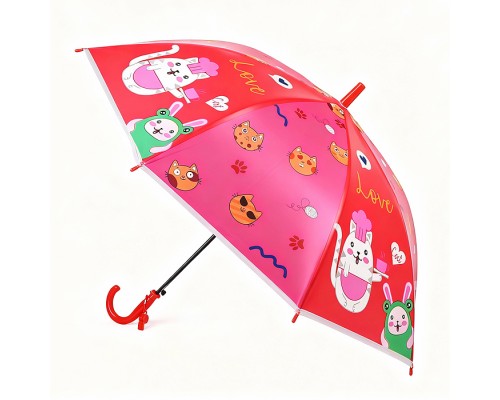 Зонт детский "Зверята" (48,5см.)