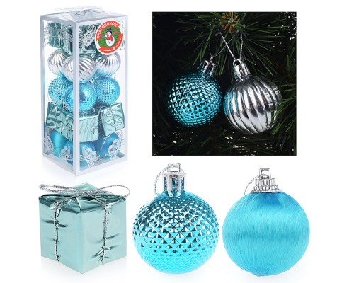 Набор новогодних украшений "Зимняя сказка" (20 шт.) в коробке