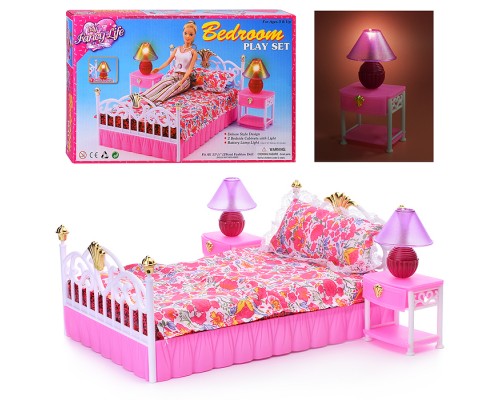 Набор мебели для кукол "Спальная комната" в коробке