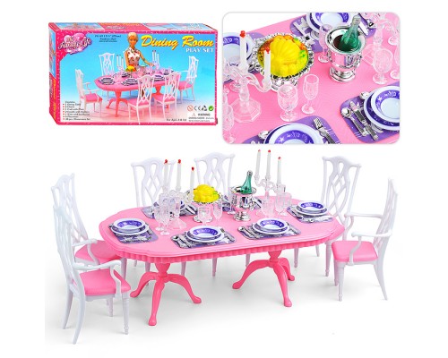 Набор мебели для кукол "Кухонный стол" в коробке