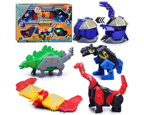 Робот трансформирующийся в динозавра, в коробке