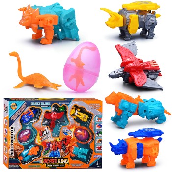 Робот трансформирующийся в динозавра, в коробке