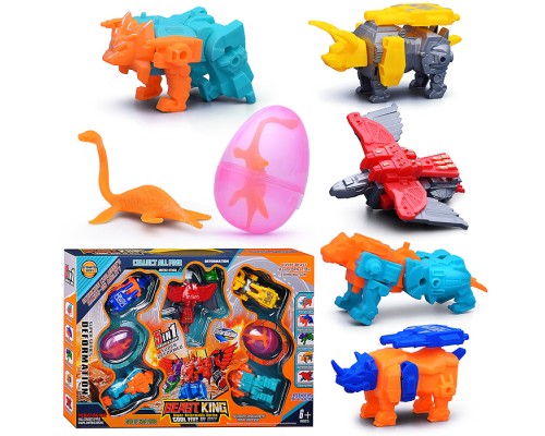 Робот трансформирующийся в динозавра, в коробке