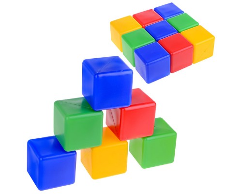 Веселые кубики 9 дет