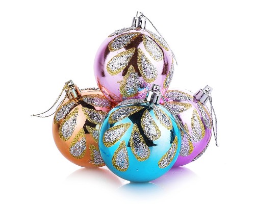 Набор шаров "Энергия праздника" (6см) в пакете