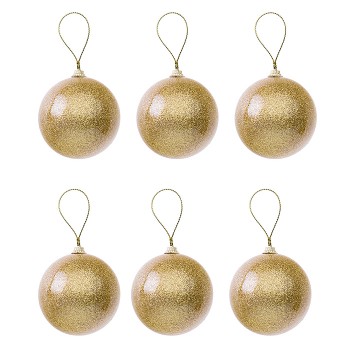 Набор елочных шаров (6см*6шт) золото в пакете