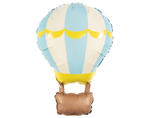 Шар (34''/86 см) Фигура, Воздушный шар, Голубой, Сатин, 1 шт. в уп.