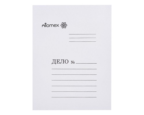 Папка Дело "Attomex" A4 картонная немелованная белая (400 г/м&sup2;)