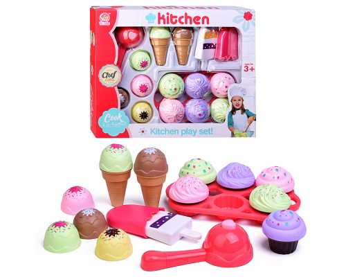 Набор посуды с продуктами SK18D "Десерт" в коробке