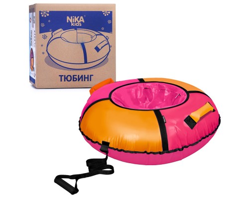 Игрушка. Тюбинг "Классик" 70см (розовый-оранжевый)