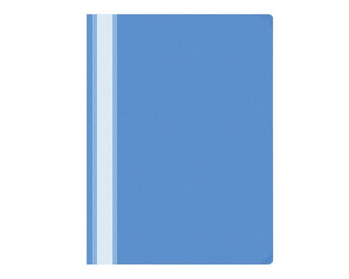 Скоросшиватель пластиковый, А4, 100/120 мкм, голубой