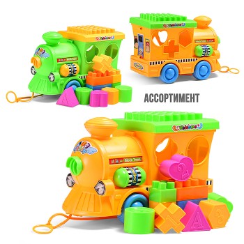 Сортер "Сортер поровоз" в пакете