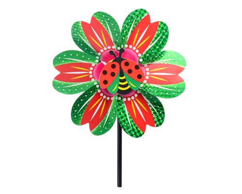 Ветерок "Божья коровка на цветке"