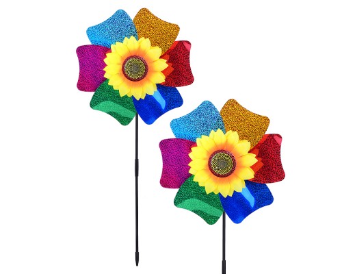 Ветерок "Подсолнух" голограмма" 26*65 см., в пакете