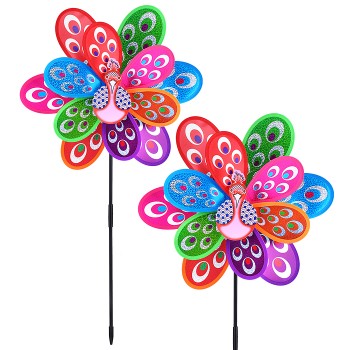 Ветерок "Павлиний хвост" 39*13*75 см., в пакете