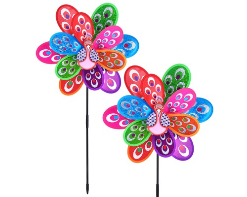 Ветерок "Павлиний хвост" 39*13*75 см., в пакете