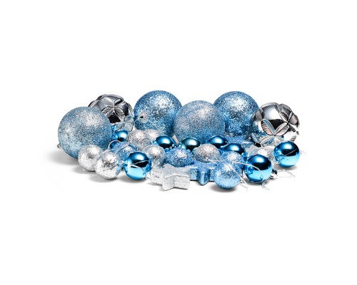 Набор новогодних шаров "Волшебная ночь"в пакете