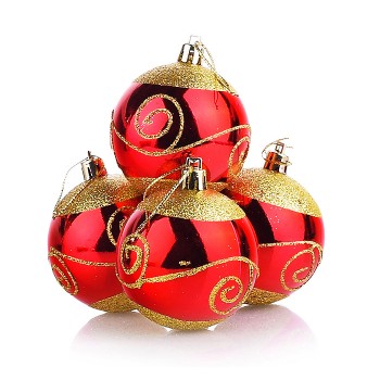 Набор шаров "Молекула Рождества" (6см) в пакете