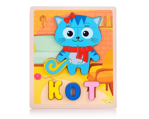 Пазл-вкладыш "Кот"