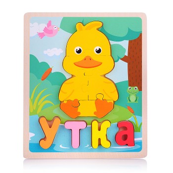 Пазл-вкладыш "Утка"