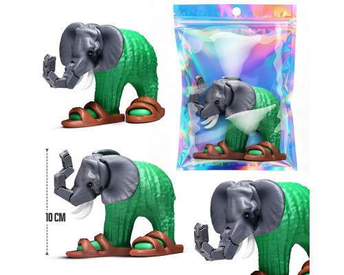 Игрушка-антистресс "Слон-кактус"