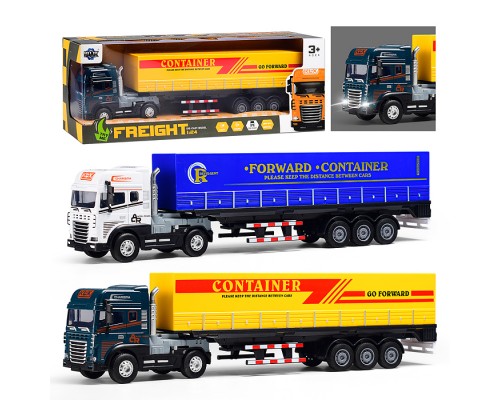 Машина "Фура" 1:24 (свет,звук) в коробке