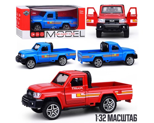 Машина "Пикап" 1:32 металл (свет,звук,откр дв) в коробке