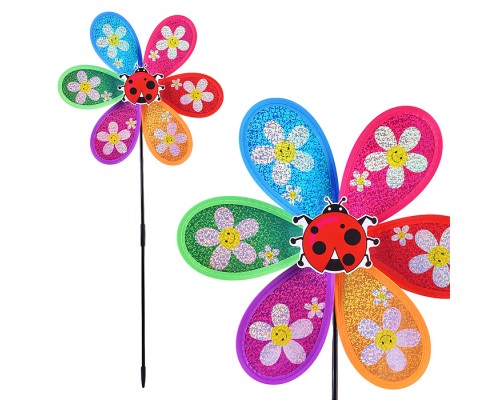 Ветерок "Цветочек с бабочкой" в пакете