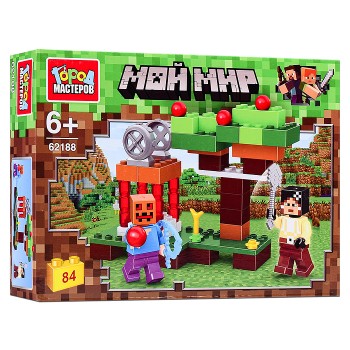 Конструктор "Мой мир" 84 дет.