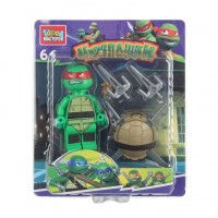 Конструктор "Черепашки" фигурка с аксессуарами