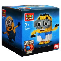 Конструктор 3D сборная фигурка "Миньон" 278 дет.