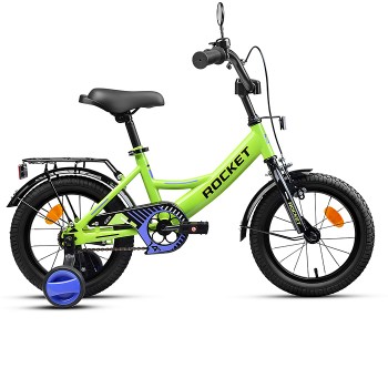Велосипед 14" Rocket Gem, цвет зеленый
