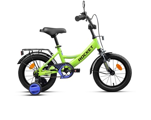 Велосипед 14" Rocket Gem, цвет зеленый
